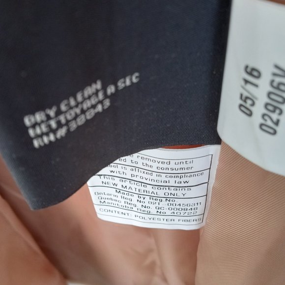 Via Spiga Women's Brown Trench Coat with Faux Fur Collar Sz 10 - Picture 3 of 11